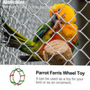 Parrot Swing Toy Bird Perch Stand for Birds Cage Toy Interactive Play Equipment