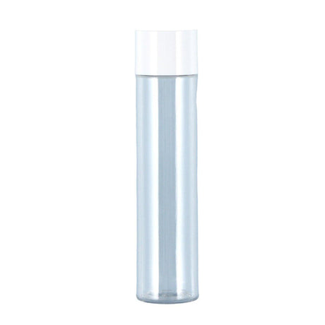 50/100/150ml Plastic Toner Lotion Bottles Refillable Travel Cosmetic Containers - Black Lid + White Bottle - 100ml