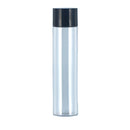 50/100/150ml Plastic Toner Lotion Bottles Refillable Travel Cosmetic Containers - Black Lid + White Bottle - 50ml