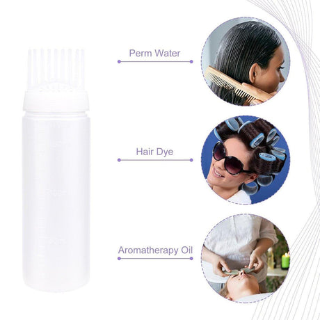 Hair Dry Cleaning Hair Bottle Combing Teeth Coloring Cream Scale Water Perm Potion Salon Tools