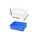 2PCS Rectangular Thickened Plastic Storage Box - Blue