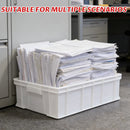 2PCS Rectangular Thickened Plastic Storage Box - Blue