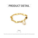 Simple Chunky Chain Bracelet Elegant Trendy Fashion Jewelry for Women Gifts