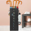 Umbrella Bucket Storage Cylinder Square Storing Umbrellas Home Office Organizer - White