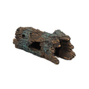Tree Log Hide Ornament Trunk Tunnel Fish Reptile Tank Resin Aquarium Decoration - Small