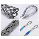 Stainless Steel Cable Pulling Sock Wire Grip Tool for NBN Telstra Ducting 6 Sizes - Blue(4-6MM)