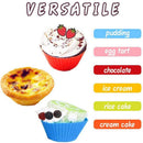 20x Round Cup Cake Baking Mould Silicone Muffin Cups DIY