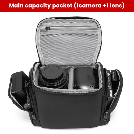 Portable Mirrorless Camera Shoulder Bag Waterproof Shockproof For Camera Storage