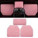 5Pcs Car Floor Mat Universal PVC Leather Carpet Vehicle Protective Floor Mat