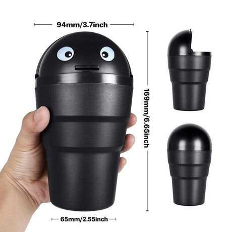 3pcs Car Trash Can Portable Cute Garbage Bin for Car Waste Storage Container
