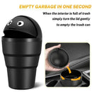 3pcs Car Trash Can Portable Cute Garbage Bin for Car Waste Storage Container