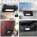 Car Tissue Box Cover Towel Sun Visor Paper Napkin Case Holder Organizer Storage