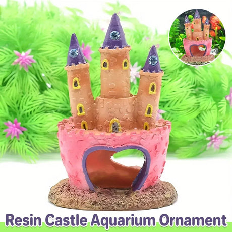 Aquarium Resin Fish Tank Castle Decoration Ornament Aquarium Decor Ornament