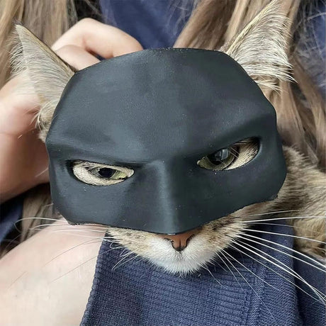 Halloween Bat Mask Cat Mask Pet Costume Accessories for Small Dogs Cats Outfit - XL