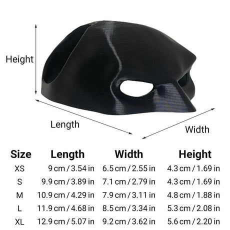Halloween Bat Mask Cat Mask Pet Costume Accessories for Small Dogs Cats Outfit - XS
