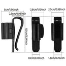 2/4/6PCS Aquarium Fish Tank Filtration Clip Water Tube Hose Clamp Holder Set - Black-2PCS