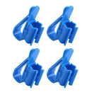 2/4/6PCS Aquarium Fish Tank Filtration Clip Water Tube Hose Clamp Holder Set - Black-2PCS
