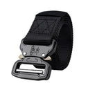 Mens Canvas Outdoor Tactical Belt Heavy Duty Army Waist Web Strap Waistband Hot - Khaki