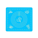 Blue Reusable Non-Stick Silicone Rolling Dough Mat Cake Pastry Baking Fondant Sheet - 40*30cm