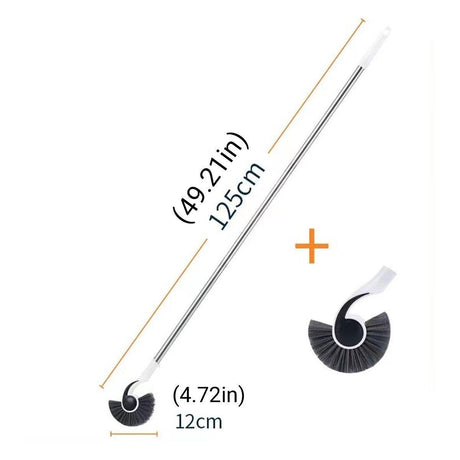 Fish Tank Cleaning Tool Long Handle Algae Removal Conch Brush Seahorse Cleaner