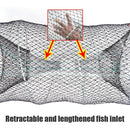 2PCS Shrimp Crab Lobster Fishing Net Fish Trap Cage for Carp Crucian Breeding