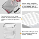 3PCS Food Storage Container Set Fridge Microwave Plastic Safe Fresh Keeping Box