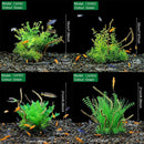 Aquarium Landscaping Decoration Artificial Wood and Plants Fish Tank Ornament - CM1902-Green