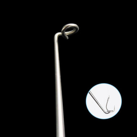 Fishing Hook Remover Stainless Steel Fishhook Dehooker Hook Detacher Extractor - Grey