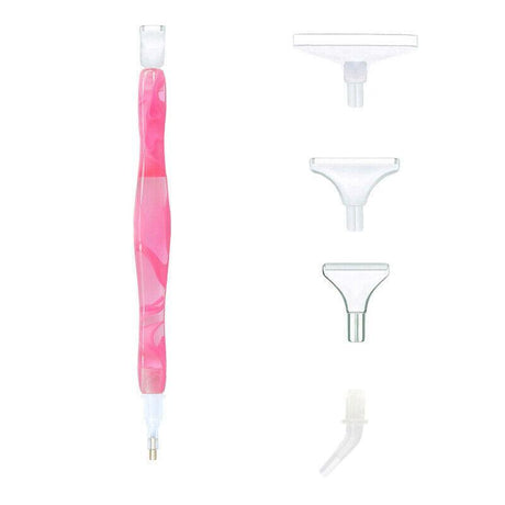 5D Resin Diamond Painting Pen Resin Point Drill Pens Cross Stitch Diy Craft Art - Purple