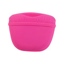 Pet Silicone Training Treat Bag Pouch With Clip Waist Pack Feed Dog - Blue