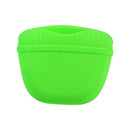 Pet Silicone Training Treat Bag Pouch With Clip Waist Pack Feed Dog - Blue