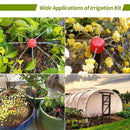 Adjustable Irrigation Misting Dripper 360-degree Sprinkler Drip Watering Tool - Black