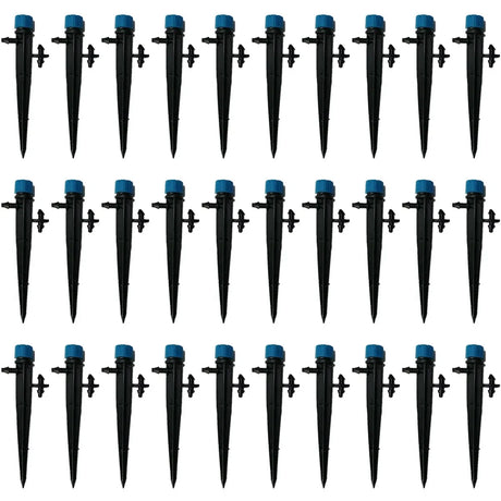Adjustable Irrigation Misting Dripper 360-degree Sprinkler Drip Watering Tool - Blue