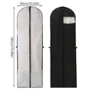 Clothes Dustproof Cover Foldable Moisture-Proof For Household Dress Suit Storage - White