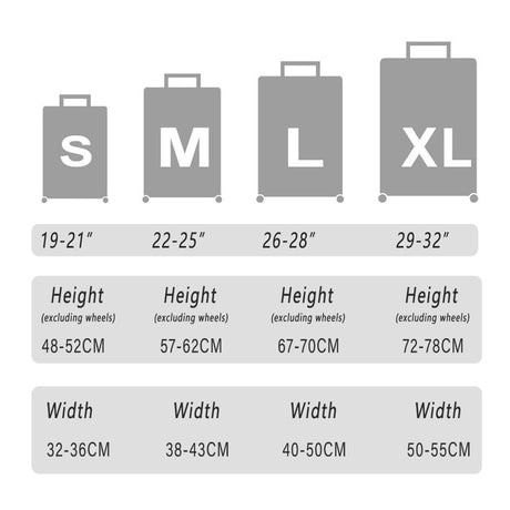 Thickened High Stretch Suitcase Dust-proof Luggage Protector Travel Case Cover - Blue-32inches