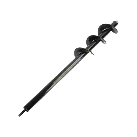 Power Garden Spiral Plant Auger Earth Planter Drill Bit Post Hole Digger Tool - 80*300MM (0.55kg)