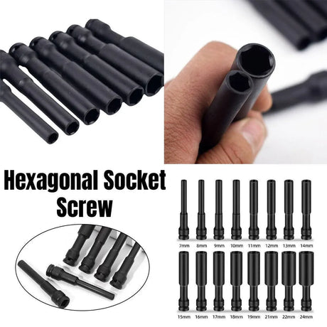 Hexagonal Socket Adapter Set for Electric Impact Wrench Power Drill Socket Tool - 24mm
