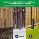 4Pcs Heavy Duty Fence Post Anchor Ground Stake For Fixing Leaning Wood Support