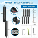 4Pcs Heavy Duty Fence Post Anchor Ground Stake For Fixing Leaning Wood Support