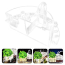 Round Fish Tank Filter Box Aquarium Trickle Box Small External Top Quiet Water Purification Three-in-One Filter - XL