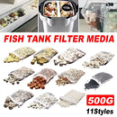 500g Fish Tank Water Filter Media Aquarium Filtration Material Sponge Pad - Maifan Stone