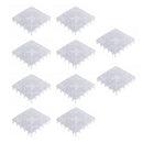 Fish Tank Aquarium Under Gravel Filter System Safe Filtration Plate Board Kit - Clear-10PCS