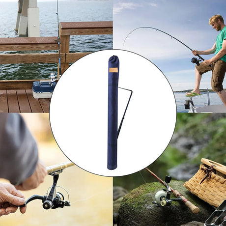 Outdoor Portable Fishing Rod Bag Folding Storage Carrier Waterproof Fishing Case - 120cm