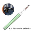 Mini Pen Fishing Rod Pocket Size Portable Telescopic Travel Fishing Pole Tool - Black