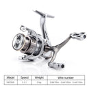 Double Handle Fishing Reel High-Speed Spinning Reel for Freshwater Saltwater - SW2500S