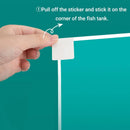 5pcs Plastic Fish Tank Base Bracket Corner Guard Stand Holder for Aquarium Tanks - White-S