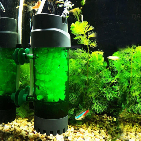 Fluidiz Bed Aquarium Fish Tank Internal Filter Oxygenation Pump for Clear Water - LH300