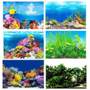 Aquarium Background Fish Tank Wallpaper Double Sided Decoration Sticker Paper - A-50cmx102cm