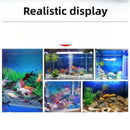 Aquarium Background Fish Tank Wallpaper Double Sided Decoration Sticker Paper - J-40cmx62cm