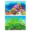 Aquarium Background Fish Tank Wallpaper Double Sided Decoration Sticker Paper - J-40cmx62cm